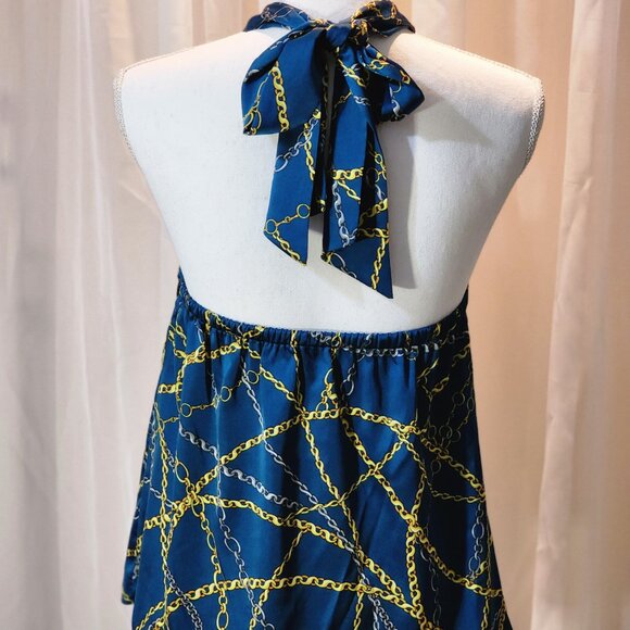 NWT- Multicolor Women's Halter Top - Picture 3 of 3